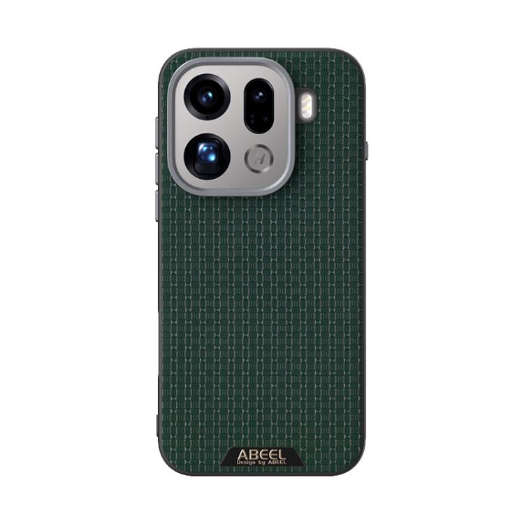 For OPPO Find X9 Pro ABEEL Ruyi Pattern 6D Micro Relief MagSafe Leather Phone Case