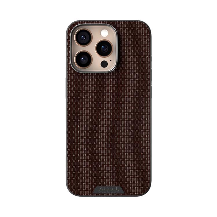 For iPhone 16 Pro ABEEL Ruyi Pattern 6D Micro Relief MagSafe Leather Phone Case