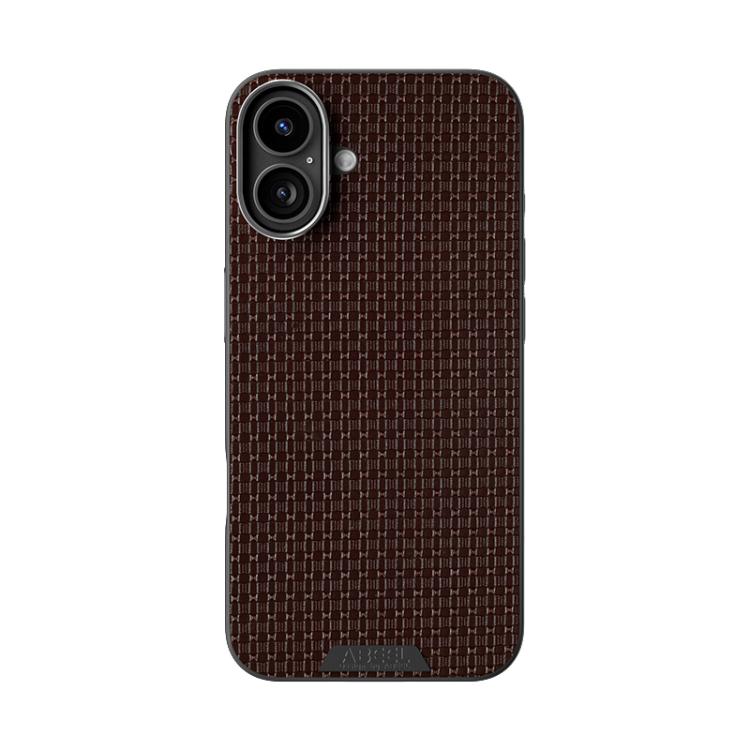 For iPhone 16 ABEEL Ruyi Pattern 6D Micro Relief MagSafe Leather Phone Case