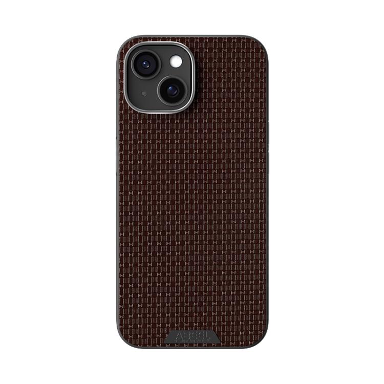 For iPhone 14 Plus ABEEL Ruyi Pattern 6D Micro Relief MagSafe Leather Phone Case