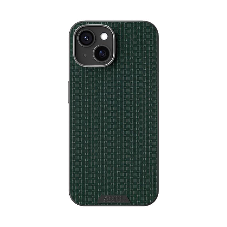 For iPhone 14 Plus ABEEL Ruyi Pattern 6D Micro Relief MagSafe Leather Phone Case