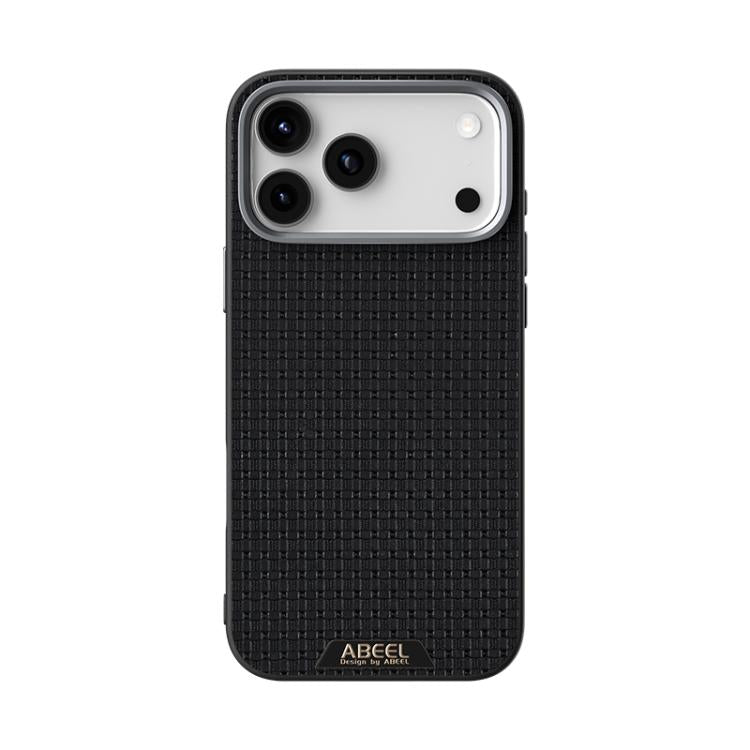 For iPhone 17 Pro Max ABEEL Ruyi Pattern 6D Micro Relief MagSafe Leather Phone Case