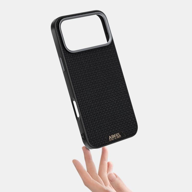 For iPhone 17 Pro ABEEL Ruyi Pattern 6D Micro Relief MagSafe Leather Phone Case