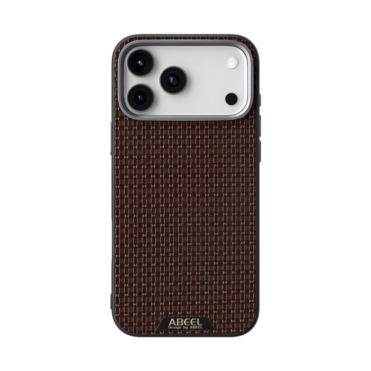 For iPhone 17 Pro ABEEL Ruyi Pattern 6D Micro Relief MagSafe Leather Phone Case