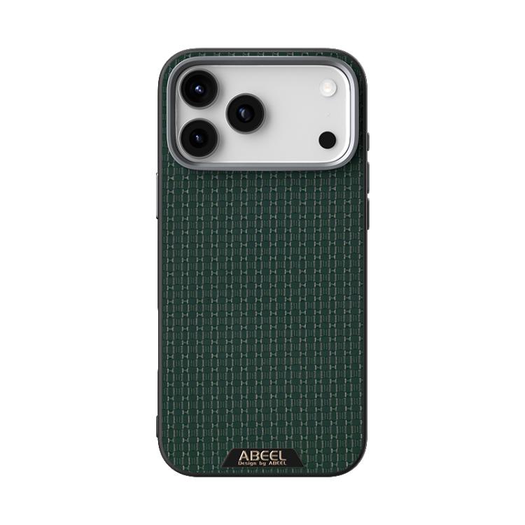 For iPhone 17 Pro ABEEL Ruyi Pattern 6D Micro Relief MagSafe Leather Phone Case