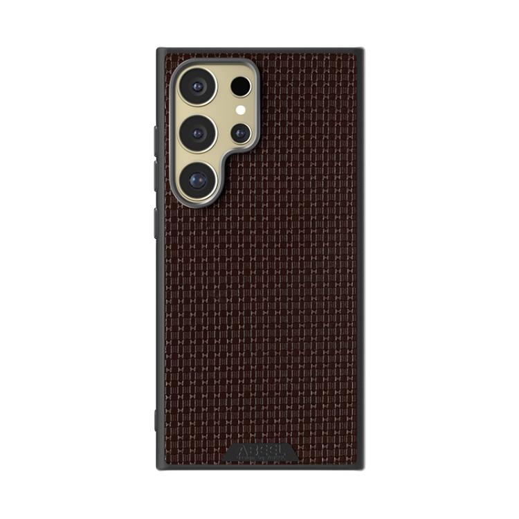 For Samsung Galaxy S24 Ultra 5G ABEEL Ruyi Pattern 6D Micro Relief MagSafe Leather Phone Case