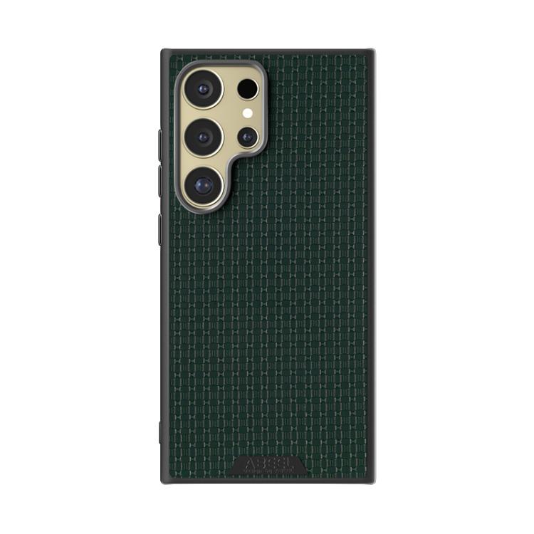 For Samsung Galaxy S24 Ultra 5G ABEEL Ruyi Pattern 6D Micro Relief MagSafe Leather Phone Case
