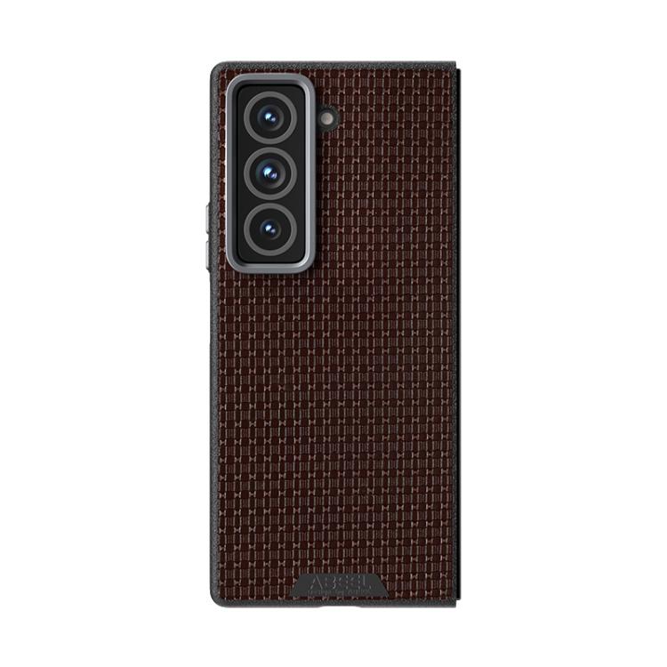 For Samsung Galaxy Z Fold Special ABEEL Ruyi Pattern 6D Micro Relief MagSafe Leather Phone Case