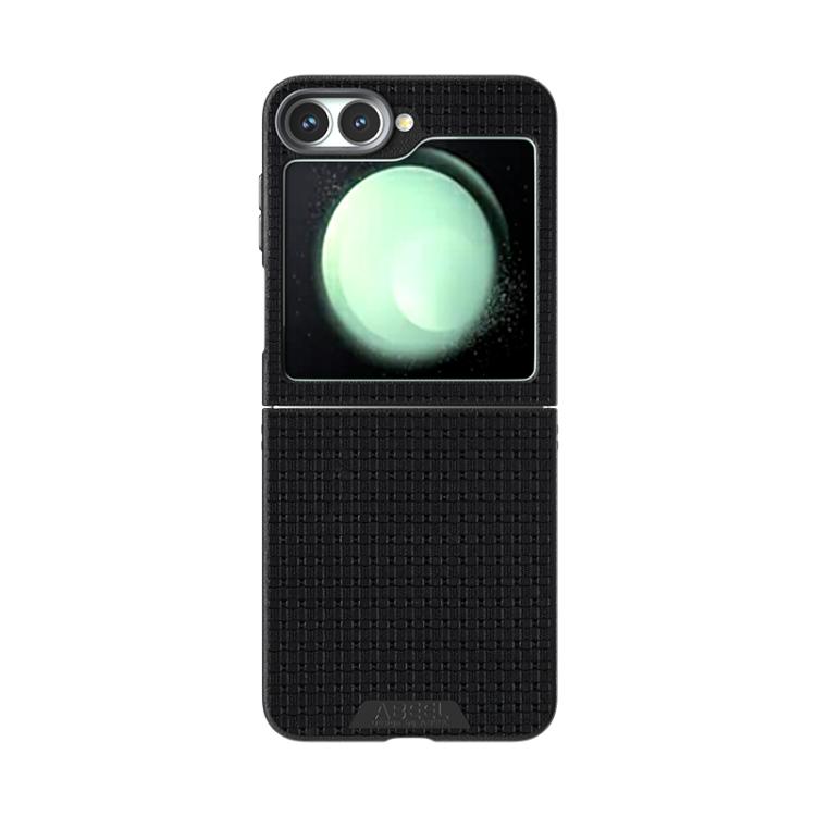 For Samsung Galaxy Z Flip6 5G ABEEL Ruyi Pattern 6D Micro Relief MagSafe Leather Phone Case
