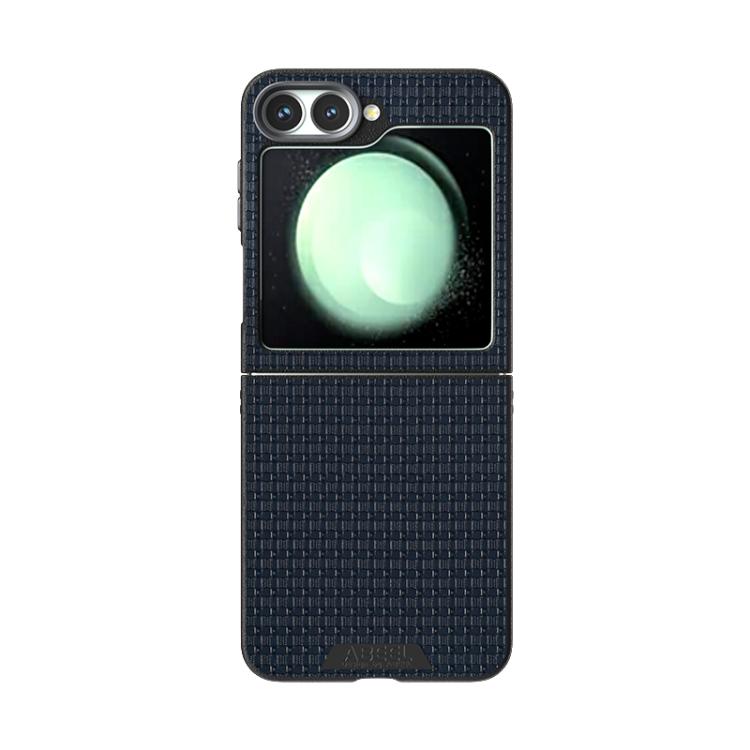 For Samsung Galaxy Z Flip6 5G ABEEL Ruyi Pattern 6D Micro Relief MagSafe Leather Phone Case