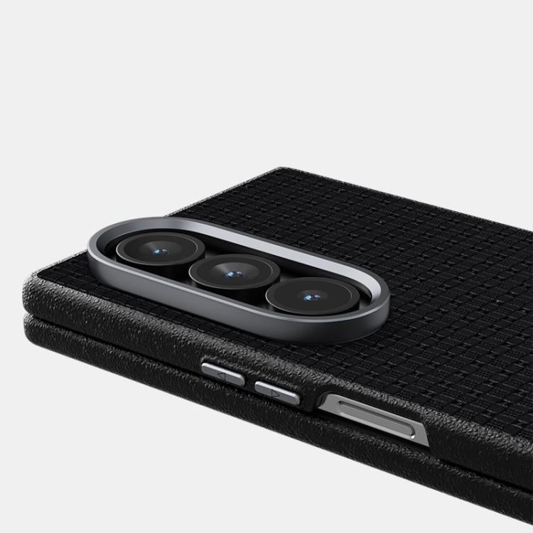 For Samsung Galaxy Z Fold7 5G ABEEL Ruyi Pattern 6D Micro Relief MagSafe Leather Phone Case