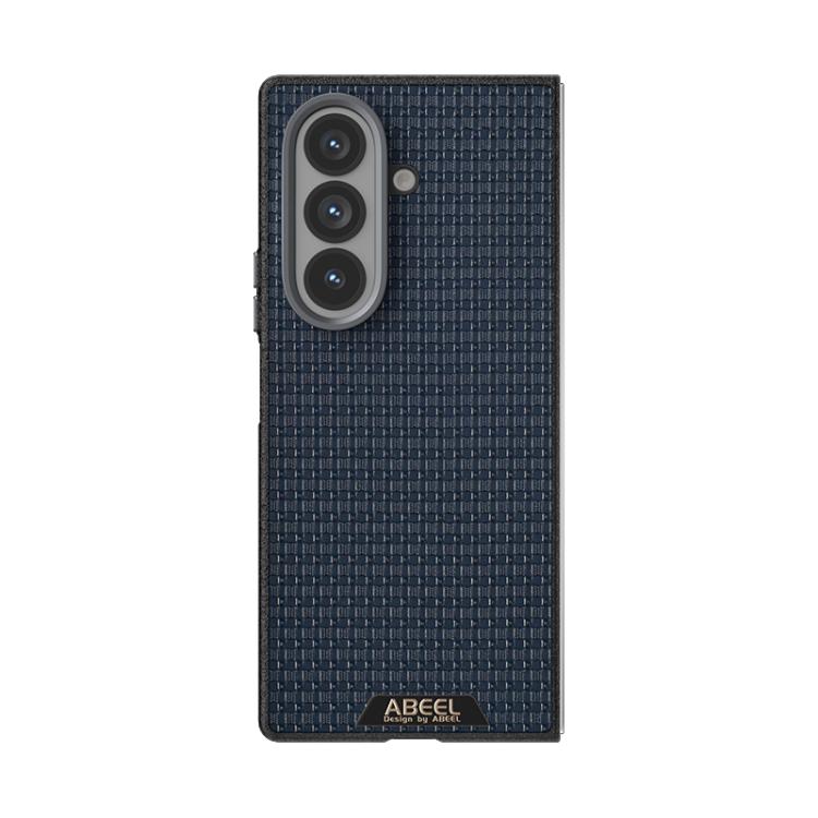 For Samsung Galaxy Z Fold7 5G ABEEL Ruyi Pattern 6D Micro Relief MagSafe Leather Phone Case