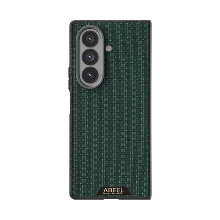 For Samsung Galaxy Z Fold7 5G ABEEL Ruyi Pattern 6D Micro Relief MagSafe Leather Phone Case