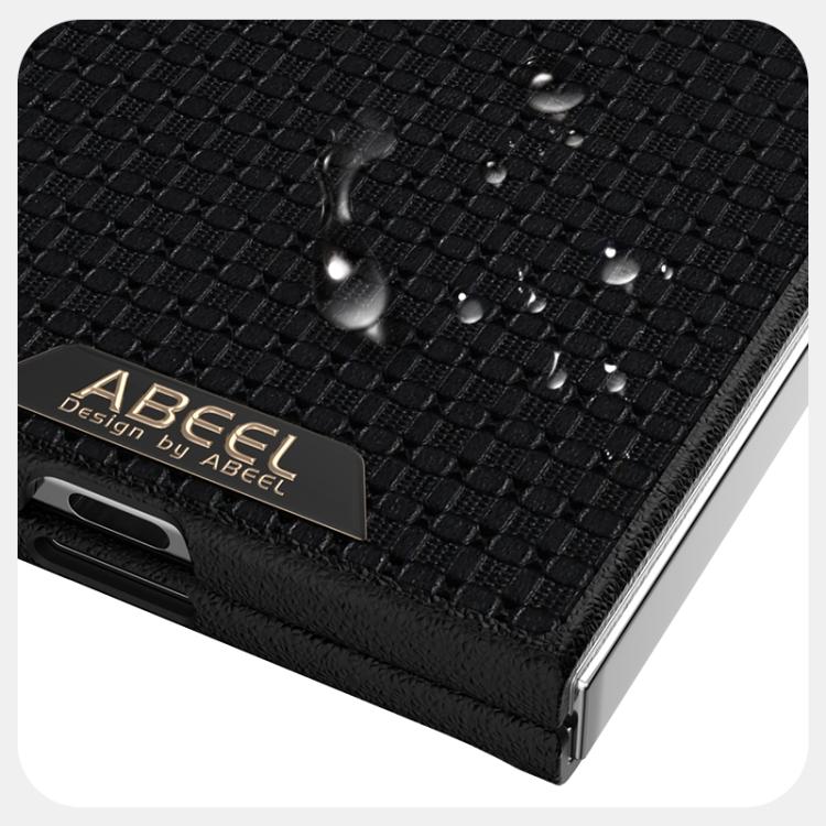For Samsung Galaxy Z Fold7 5G ABEEL Ruyi Pattern 6D Micro Relief MagSafe Leather Phone Case