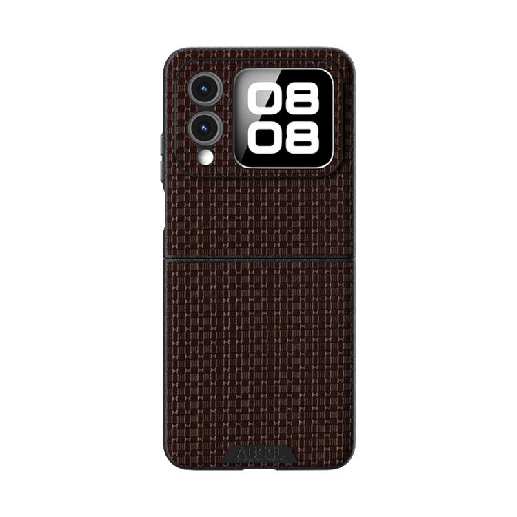 For Huawei nova Flip ABEEL Ruyi Pattern 6D Micro Relief MagSafe Leather Phone Case
