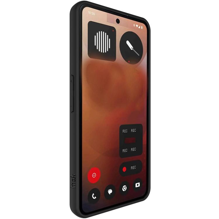 For Nothing phone 3a Pro imak UX-9B Series Four Corners Tiny Airbag Shockproof Phone Case - Black