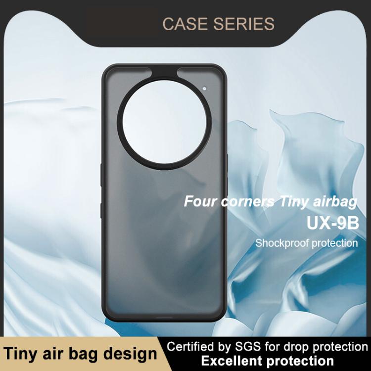 For Nothing phone 3a Pro imak UX-9B Series Four Corners Tiny Airbag Shockproof Phone Case - Black