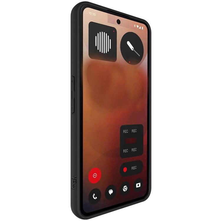 For Nothing phone 3a imak UX-9B Series Four Corners Tiny Airbag Shockproof Phone Case - Black