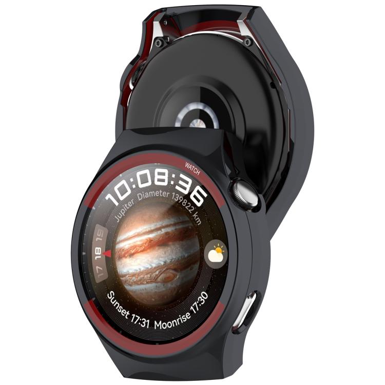For Huawei Watch GT 5 46mm Change to Space Edition PC Hollow Watch Protective Case - Black