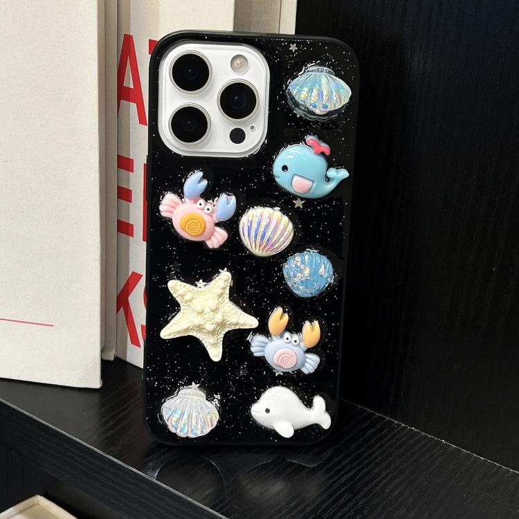 For iPhone 17 Pro Max Epoxy Acrylic Hybrid TPU Phone Case