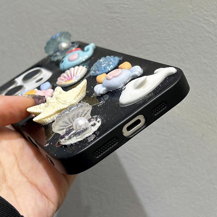 For iPhone 17 Pro Max Epoxy Acrylic Hybrid TPU Phone Case