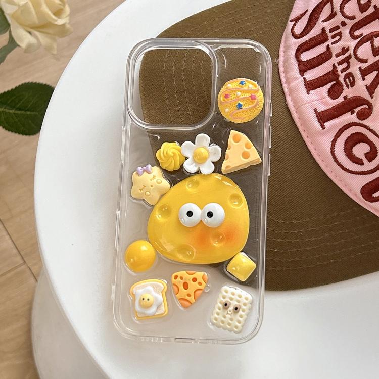 For iPhone 17 Pro Max Epoxy Acrylic Hybrid TPU Phone Case