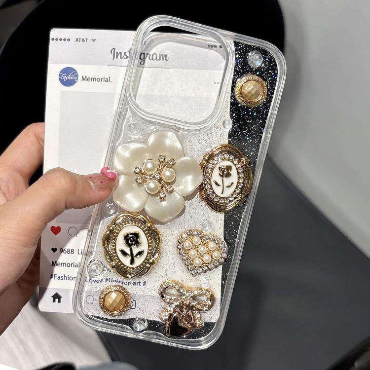 For iPhone 17 Epoxy Acrylic Hybrid TPU Phone Case