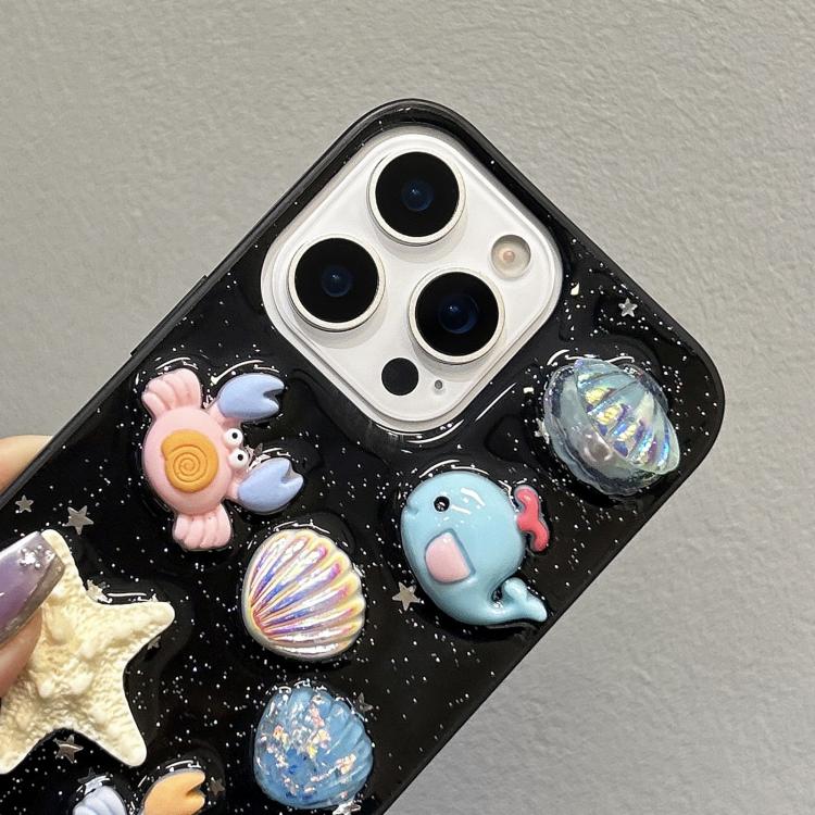 For iPhone 14 Plus Epoxy Acrylic Hybrid TPU Phone Case
