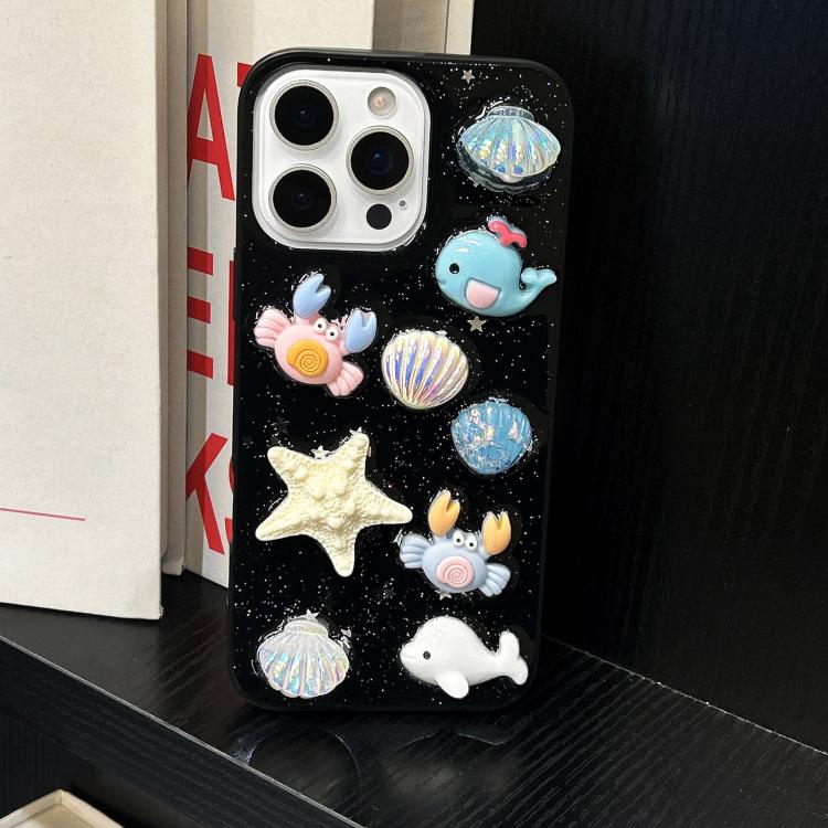 For iPhone 14 Pro Epoxy Acrylic Hybrid TPU Phone Case