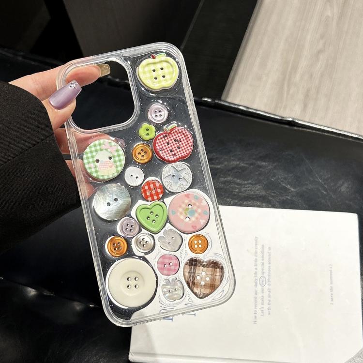 For iPhone 13 Pro Max Epoxy Acrylic Hybrid TPU Phone Case