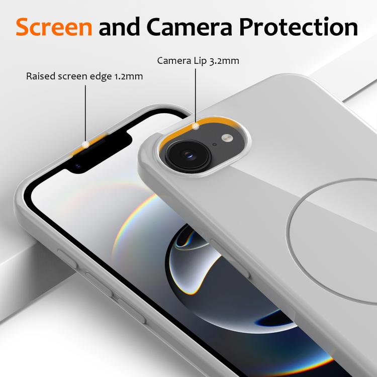 For iPhone 17e / 16e Glossy TPU Shockproof MagSafe Phone Case with Lanyard