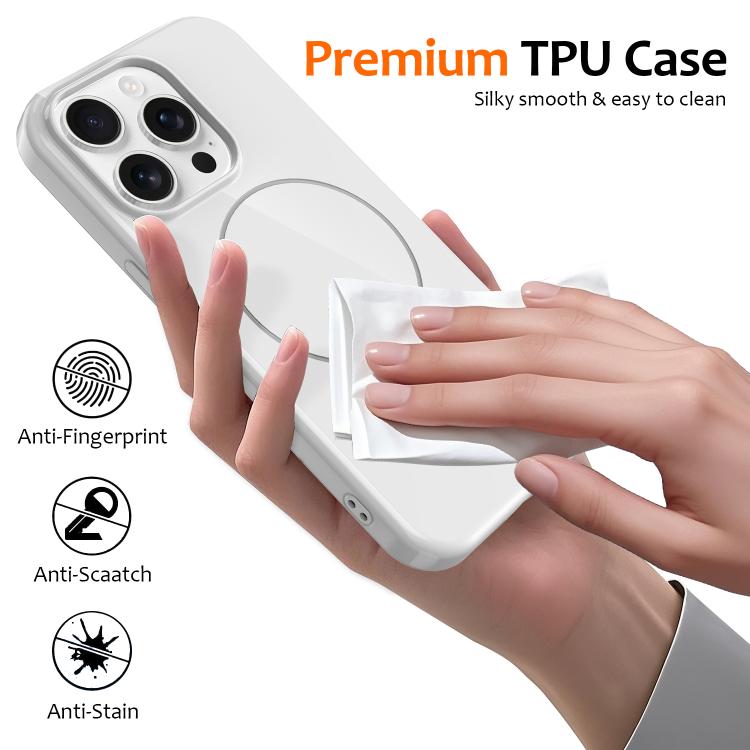 For iPhone 13 Pro Glossy TPU Shockproof MagSafe Phone Case with Lanyard