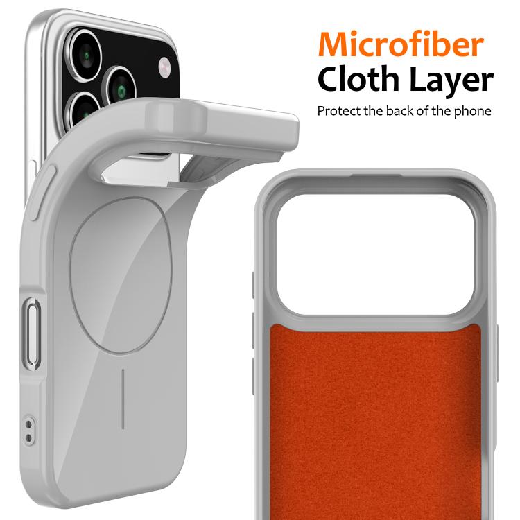 For iPhone 17 Pro Max Glossy TPU Shockproof MagSafe Phone Case with Lanyard