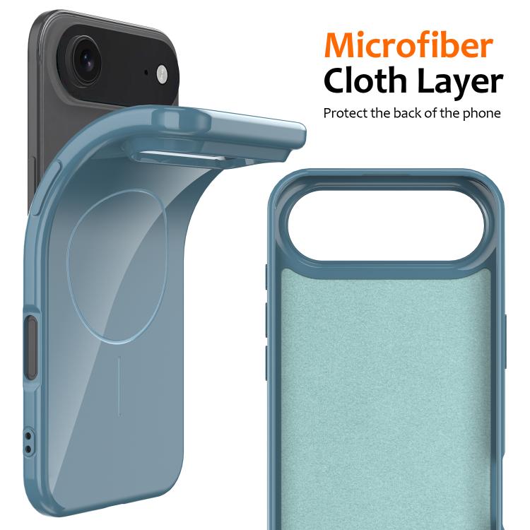 For iPhone Air Glossy TPU Shockproof MagSafe Phone Case with Lanyard