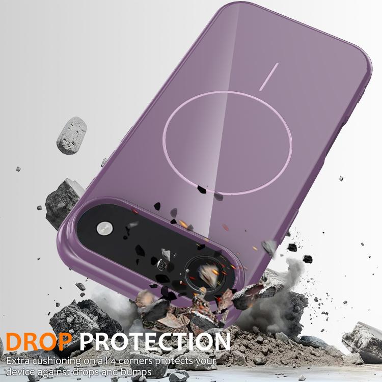 For iPhone Air Glossy TPU Shockproof MagSafe Phone Case with Lanyard