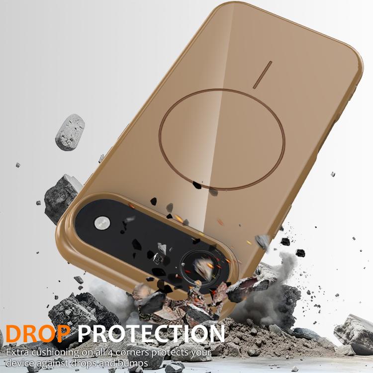 For iPhone Air Glossy TPU Shockproof MagSafe Phone Case with Lanyard