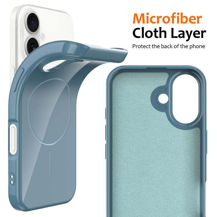 For iPhone 17 Glossy TPU Shockproof MagSafe Phone Case with Lanyard
