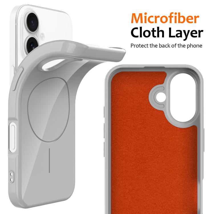 For iPhone 17 Glossy TPU Shockproof MagSafe Phone Case with Lanyard