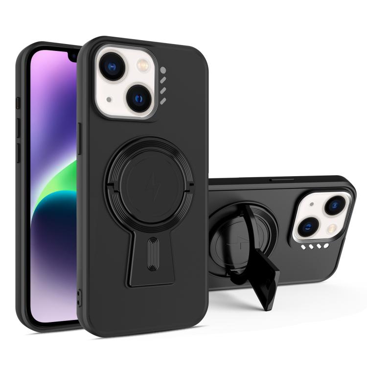 For iPhone 14 Y-shape Holder MagSafe Rugged Shockproof Phone Case