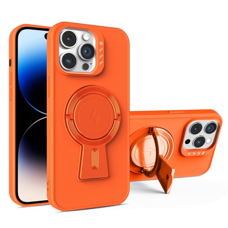 For iPhone 14 Pro Max Y-shape Holder MagSafe Rugged Shockproof Phone Case
