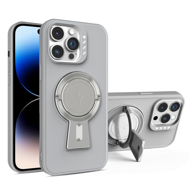 For iPhone 14 Pro Max Y-shape Holder MagSafe Rugged Shockproof Phone Case