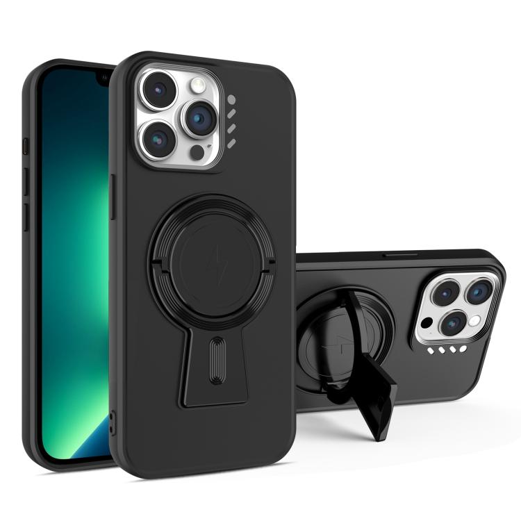 For iPhone 13 Pro Max Y-shape Holder MagSafe Rugged Shockproof Phone Case