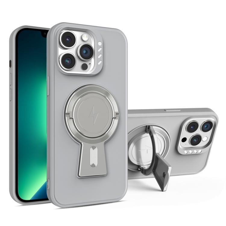For iPhone 13 Pro Max Y-shape Holder MagSafe Rugged Shockproof Phone Case
