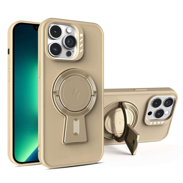 For iPhone 13 Pro Max Y-shape Holder MagSafe Rugged Shockproof Phone Case