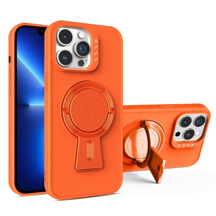For iPhone 13 Pro Y-shape Holder MagSafe Rugged Shockproof Phone Case