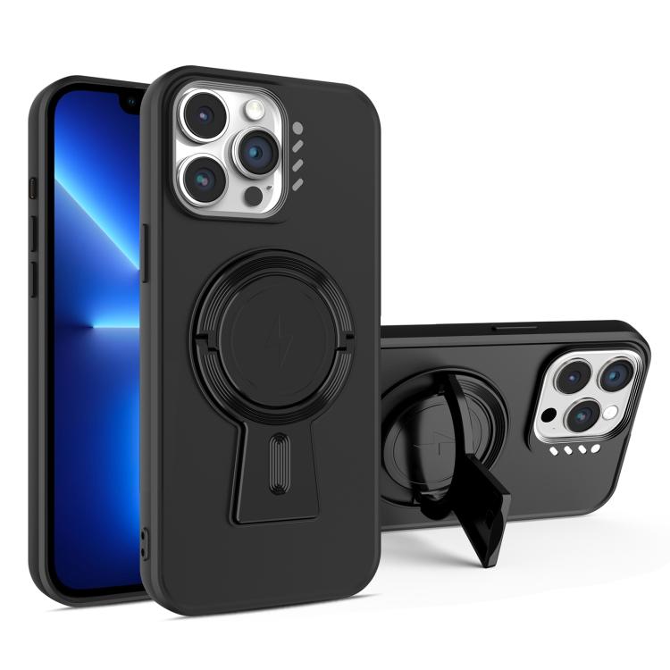 For iPhone 13 Pro Y-shape Holder MagSafe Rugged Shockproof Phone Case