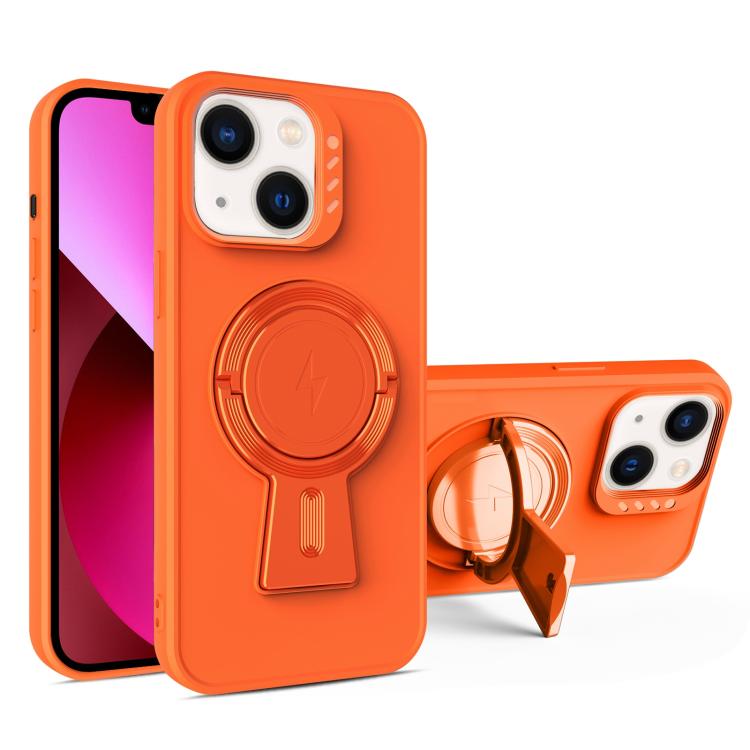 For iPhone 13 Y-shape Holder MagSafe Rugged Shockproof Phone Case
