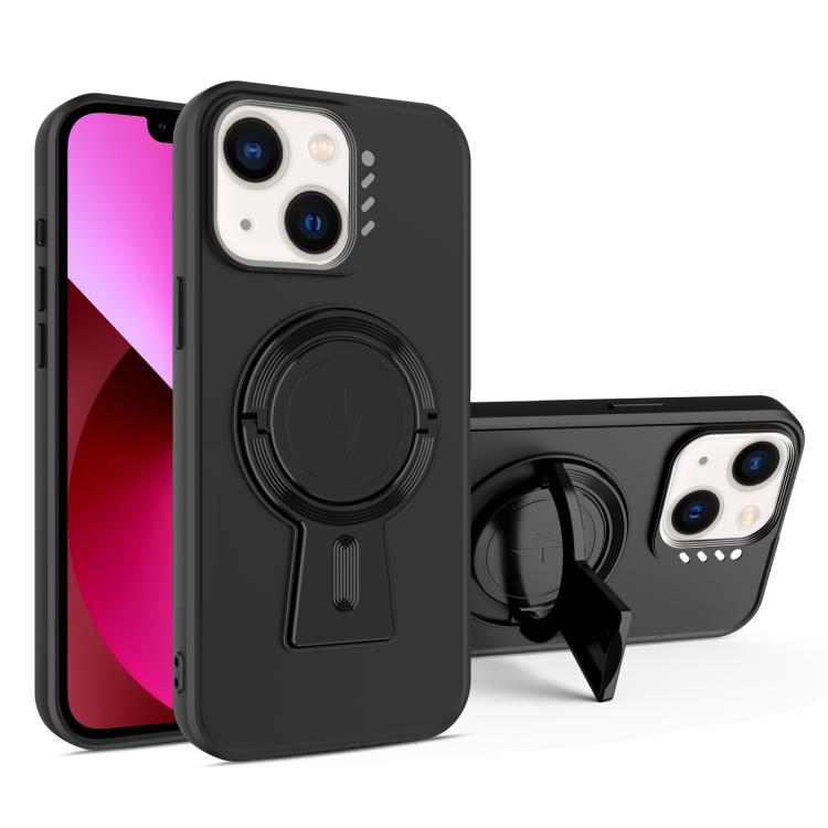 For iPhone 13 Y-shape Holder MagSafe Rugged Shockproof Phone Case