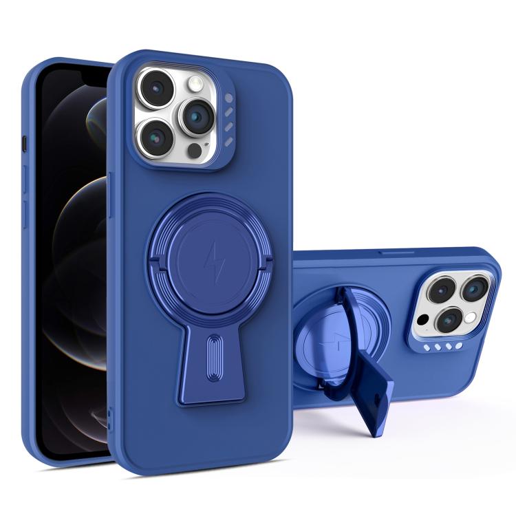 For iPhone 12 Pro Y-shape Holder MagSafe Rugged Shockproof Phone Case