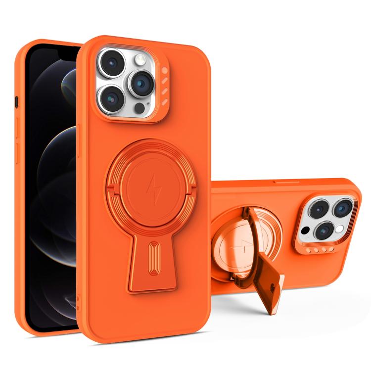 For iPhone 12 Pro Y-shape Holder MagSafe Rugged Shockproof Phone Case